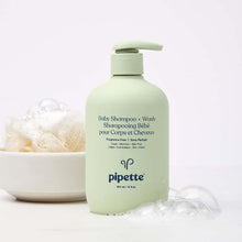 Load image into Gallery viewer, Pipette Baby Shampoo + Body Wash Fragrance Free
